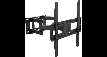 Atlantis P022-E20SDN TV-muurbeugel, draai- en kantelbaar, muurbeugel voor tv's van 32 t/m 65 inch, max. 35 kg, max. VESA 400 x 400, verticale kanteling van -12° tot +12°, 180° draaibaar.