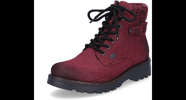 Rieker dames veterboot rood