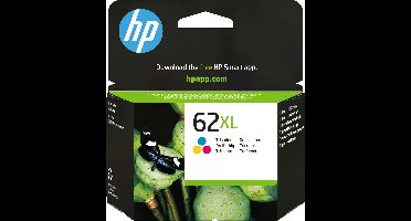 HP 62XL - Inktcartridge - Origineel - Kleur