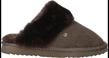 Warmbat Flurry Suede Dames Sloffen - Pebble