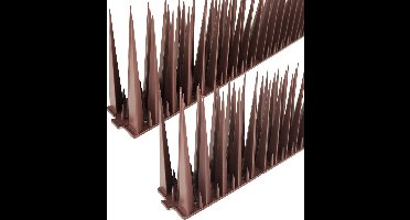 Smoakez - Duivenafweer en katten van kunststof 16m (40cm, 4 stuks), ideaal voor balkon, vensterbank, daken, terras en raam met 10cm hoogte. Beschermt tegen duiven.