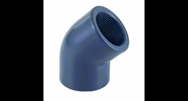 PVC-U 45° Winkel Muffe 63mm x 2" PN10 - PVC Fittingen