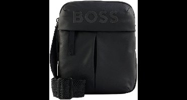 BOSS schoudertas Stormy Envelope Reporter Black zwart