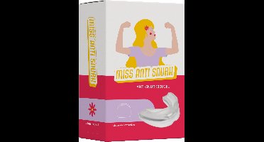 Miss Anti Snurk ™ - Snurkbeugel voor vrouwen - Anti Snurk Beugel - Anti Snurk Bitje - Eenvoudig op maat te maken