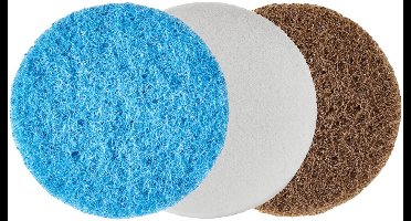 Dremel Accessoires Versa PC365 - Gemende accessoireset Versa - incl. 1 zacht schuurpad, 1 anti-kras schuurpad en 1 schuurpad voor zware toepassingen