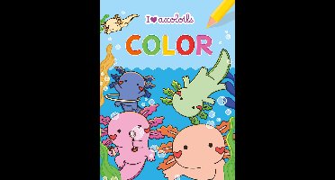 Deltas I love Axolotls Color kleurblok