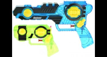 Splash - Waterpistool - 2 stuks - Rood & Blauw