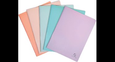 Exacompta 12x AQUAREL showalbum halfharde PP omslag - 40 tassen - 80 zichten - A4 - Geassorteerd - 88460E