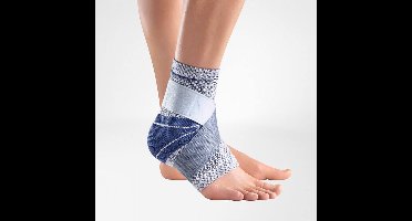 Bauerfeind MalleoTrain S Enkelbrace - 4 - Links - Grijs