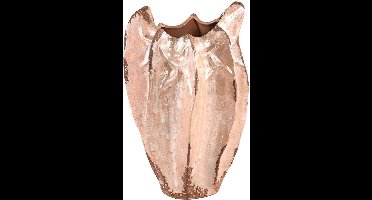 PTMD Shavon Ronde Pot - 25,5 x 25 x 39 cm - Keramiek - Koper