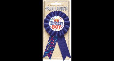 Amscan Verjaardagslintje Jongens 15 Cm Blauw