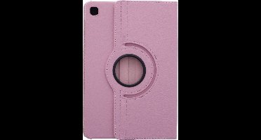 LuxeBass Samsung Galaxy Tab S6 Lite 10.4-inch SM P610 / P615 Draaibaar Hoesje 360 Rotating Multi stand Case - Licht roze