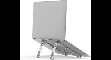 WiWU - Verstelbare Laptop Standaard - Ergonomisch - Aluminium - 11.6 tot 15.6 inch - Zilver