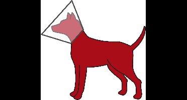 Trixie - Beschermkap met Klittenband