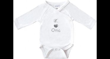 Romper Funnies - I love oma - maat 50-56 - oma geschenk - oma cadeautje - zwangerschapsaankondiging oma