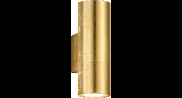 LED Wandlamp - Torna Clona - GU10 Fitting - Rond - Mat Goud - Aluminium