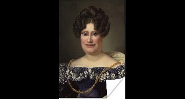 Poster Johanna Henriette Engelen - Dubois Drahonet - Karikatuur - 20x30 cm