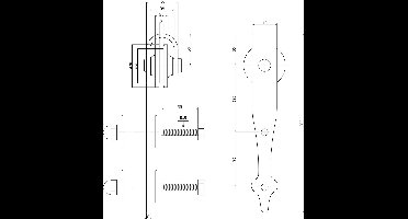 Intersteel Set van 2 hangrollen Classic 290 mm mat zwart