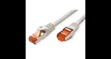 ROLINE patchkabel Cat.6 S/FTP (PiMF), componentniveau, LSOH, grijs, 15 m