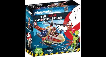 PLAYMOBIL  Venkman met helikopter - 9385