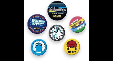 Back to the Future Symbols Badge Pins
