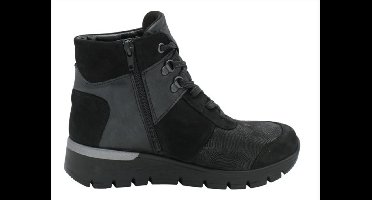Waldläufer OrthoTritt Dames Veterboot - 626K82-304-001 Zwart - Wijdte K - Maat 7 (40.5)