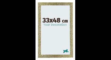 Your Decoration - Puzzellijst 33x48 cm - Goud Antiek - Puzzellijst 500-1000 stukjes - MDF Fotolijst - Mura