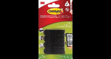 Command fotolijststrip | small | draagvermogen 1 | 8 kg | zwart | blister van 8 stuks