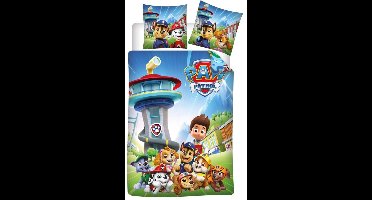 PAW Patrol Dekbedovertrek Team - 140 x 200 + 65 x 65 cm - Polykatoen