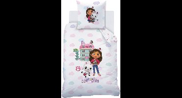 Gabby's poppenhuis Dekbedovertrek Magique World - 140 x 200 + 63 x 63 cm - Katoen