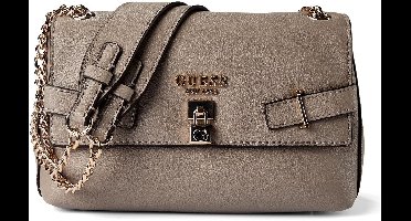 GUESS schoudertas Yesba Convertible Xbody Flap Dark Taupe