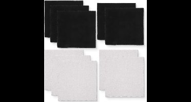 Pack van 10 Microfibre Schoonmaakdoeken - Wasbaar voor het Schoonmaken van Brillen - Geen Schade aan Lenzen voor Schermen - Tablets - Mobiele Telefoons - Herbruikbaar