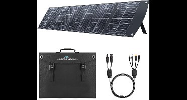 Draagbaar Zonnepaneel 200W Opvouwbaar Lichtgewicht voor Powerstations, Camper en Camping