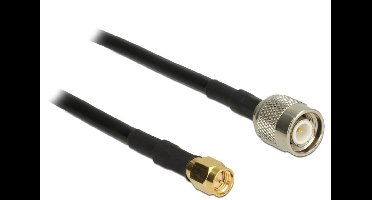 SMA (m) - TNC (m) kabel - CFD200/RF200 - 50 Ohm / zwart - 2,5 meter