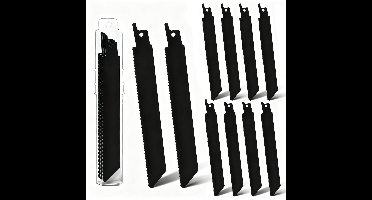 Reciprocating Saw Blades - 10 Stuks - 150 mm - Vervangende Bimetalen Zaagbladen Set met Kobalt - 18TPI Zaagblad voor het Snijden van Bouten - Jig Saw Set voor Metalen Buizen - Bouten Fijn