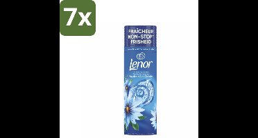 Lenor - Geurbooster - Zeebries - Non-Stop Frisheid - 19 Wasbeurten - Bulkverpakking - 7 stuks