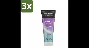 John Frieda – Shampoo – Frizz Ease Weightless Wonder – Lichtgewicht verzorging – 250 ml - Bulkverpakking - 3 stuks