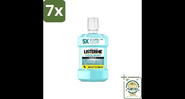 7 x Listerine – Mondwater – Cool Mint – Milde smaak zonder alcohol – 1 liter - Grootverpakking - Koffie - Koffiezetapparaat - Koffiezetapparaat