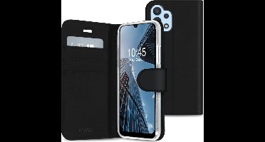 Accezz Hoesje - Geschikt voor Samsung Galaxy A32 (4G) - Wallet Softcase Bookcase - Zwart