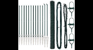 vidaXL - Hekpaal. - Groen