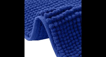 Zachte Antislip Badmat Blauw 40x60cm - Absorberend & Wasbaar