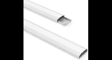 Kabelgoot Kunststof Wit Met Sterke 3M Plakstrip Voor Kabelmanagement