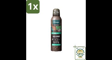 1 x Kneipp Douche Foam Men 200 ml- Douchefoam - Ceder - Jojobaolie - Vegan - Schuim