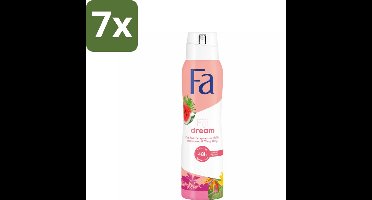 Fa Deodorant Spray Fiji Dream 150 ml - Bulkverpakking - 7 stuks