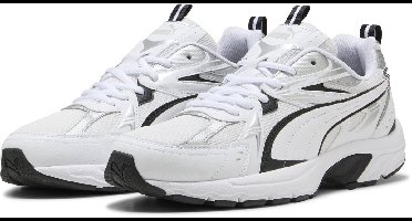 PUMA Milenio tech_ Unisex Sneakers - Puma White-Puma Black-Puma Silver