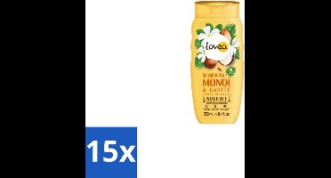 Lovea – Shampoo – Monoï & Shea – Voedend en zacht – 250 ml - Bulkverpakking - 15 stuks