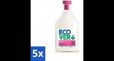 Ecover - Wasverzachter - Appelbloesem & Amandel - 1 liter - Bulkverpakking - 5 stuks