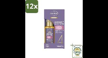 Andrélon – Finishing Oil – Pro Care Amino+ Glossy Shine – 50 ml - Voordeelverpakking - 12 stuks - Aminozuren haar - Stralend haar
