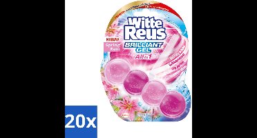 Witte Reus - Toiletblok Brilliant Gel - Spring Rain - 1 Toiletblok - Bulkverpakking - 20 stuks