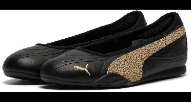 PUMA PUMA CATCH SOLEIL BALLERINA TOPCAT Dames Sneakers - PUMA Black-Toasted Almond-PUMA Gold
